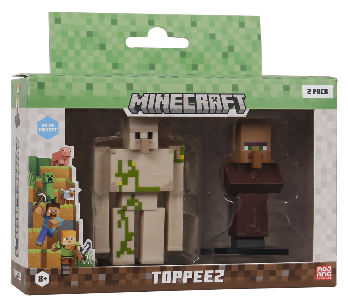 Minecraft - 3D Figure 2 pack - Golem & Villager Minecraft