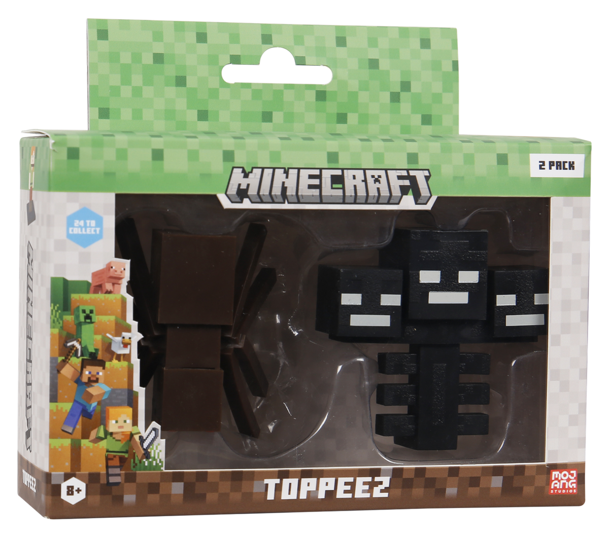 Minecraft - 3D Figure 2 pack - Spider &  Wither Minecraft