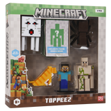 Minecraft -3D Figure 6 pack - Style 3 Minecraft