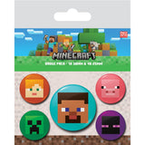 Minecraft - Faces Badge Pack Minecraft