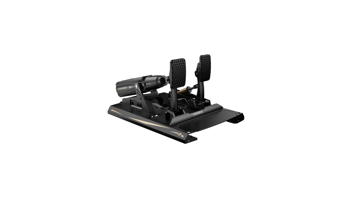 MOZA mBooster Active Pedal Bundle – Dynamic FFB + CRP2 Throttle