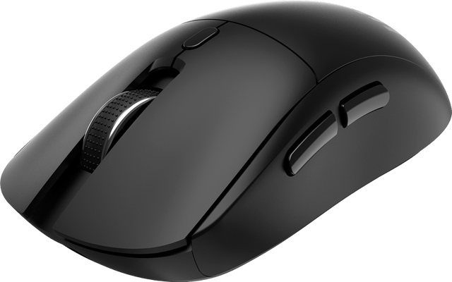 Den sorte mus, som medfølger i MSI FORGE K210 Wireless Combo-sættet