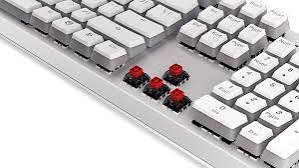 ENDORFY Thock Wireless Red Onyx White Pudding Mekanisk Gaming Tastatur