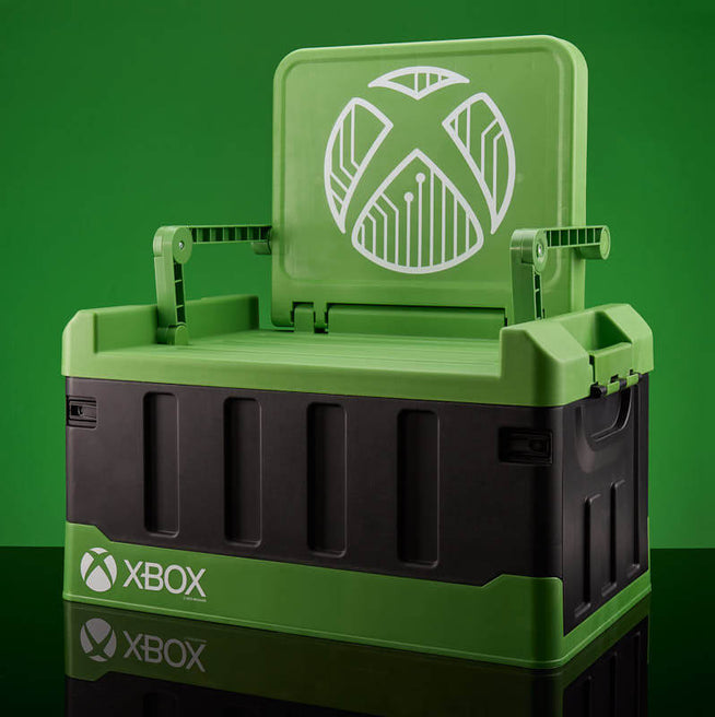 Numskull Officiell Xbox Sovrumsförvaringslåda med Hopfällbar Stol