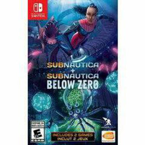 Subnautica + Below Zero Nintendo Switch – amerikansk importomslag