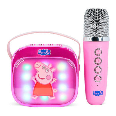 OTL - Light Up Wireless Karaoke Speaker W/ Microphone - Peppa Pig OTL