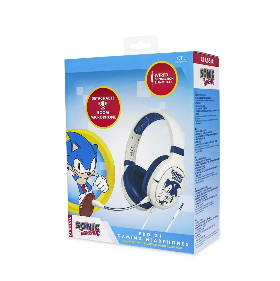 OTL - PRO G1 SEGA CLASSIC Sonic the Hedgehog Gaminghörlurar (SH0900)