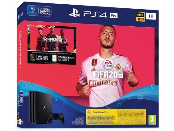 PlayStation 4 Pro Console 1TB – FIFA 20-bundle (kode udløbet) – produktbillede