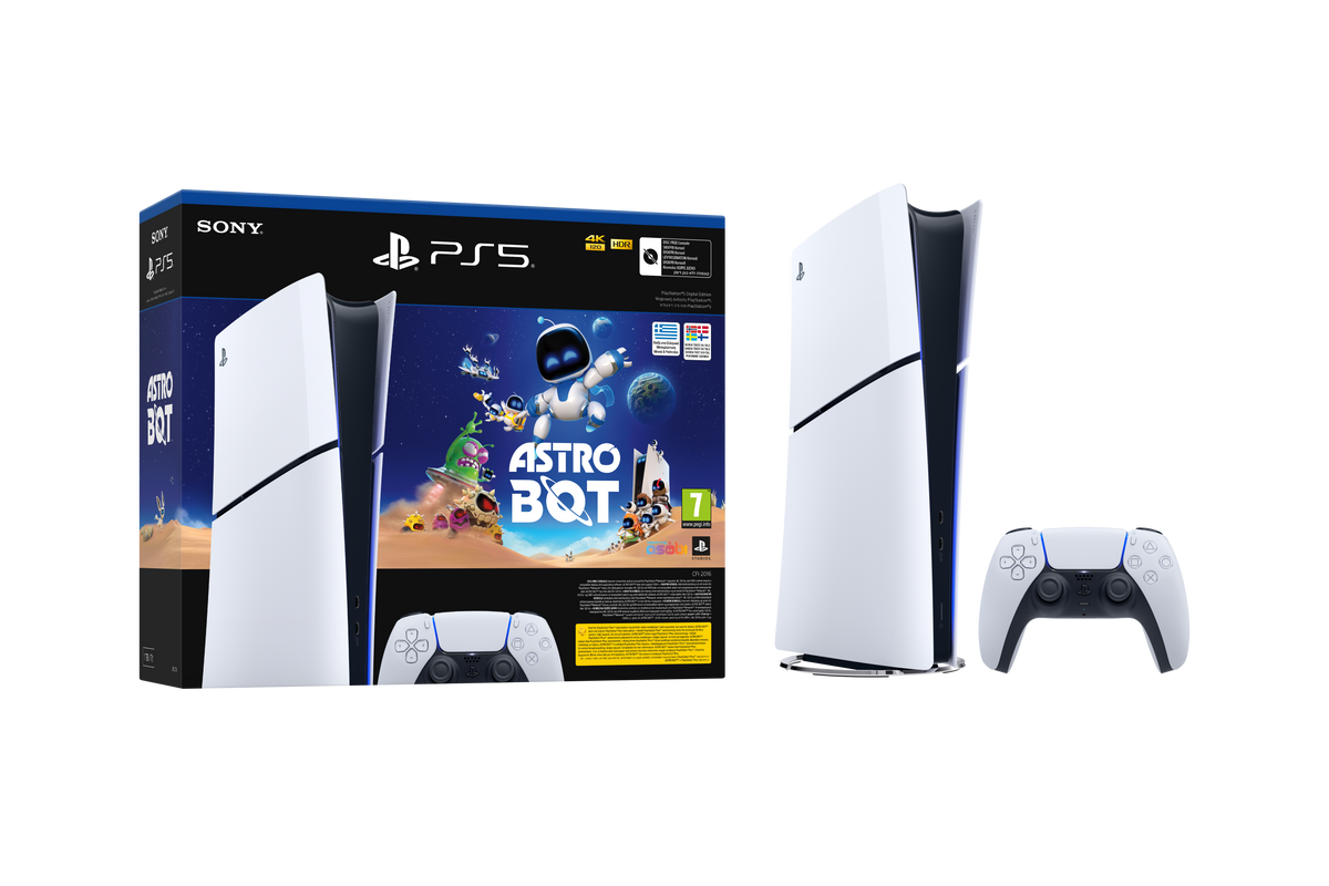 PlayStation 5 console – ASTRO BOT Bundle (Digital Edition) – produktbillede