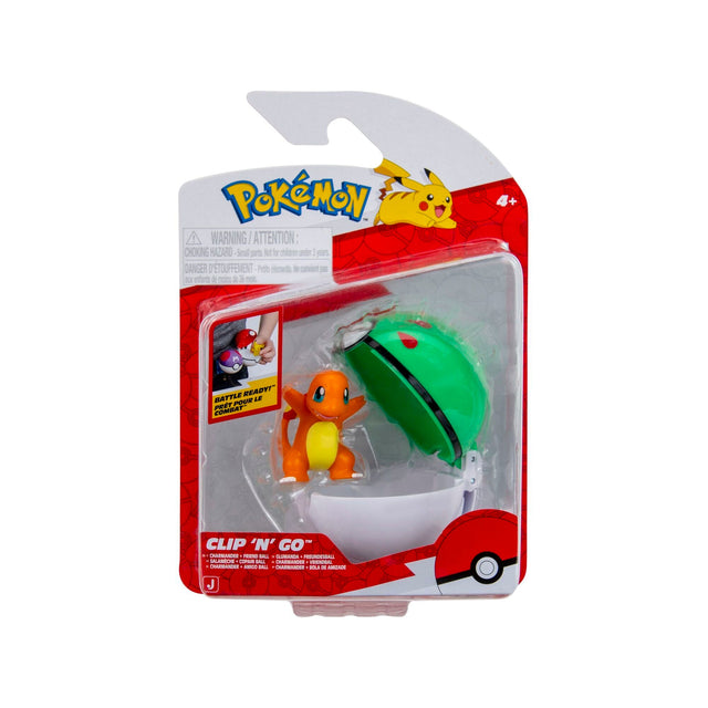 Pokémon - Clip N Go Charmander with Friend Ball (PKW4162) Pokémon