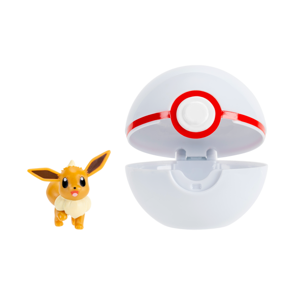 Pokémon Clip 'N' Go – Eevee med Premier Ball