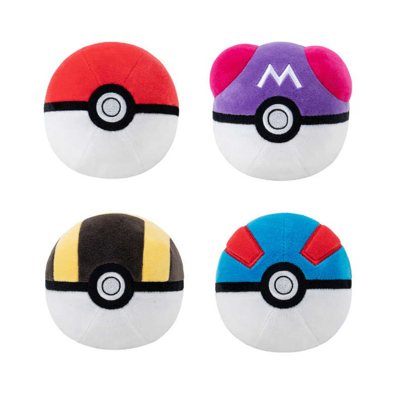 Pokémon - Plush 10 cm Pokeball (PKW3554-7) Pokémon