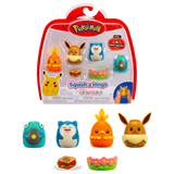 Pokémon - Squishalongs 4 PK Eevee/Snorlax (SQAL0068) Pokémon
