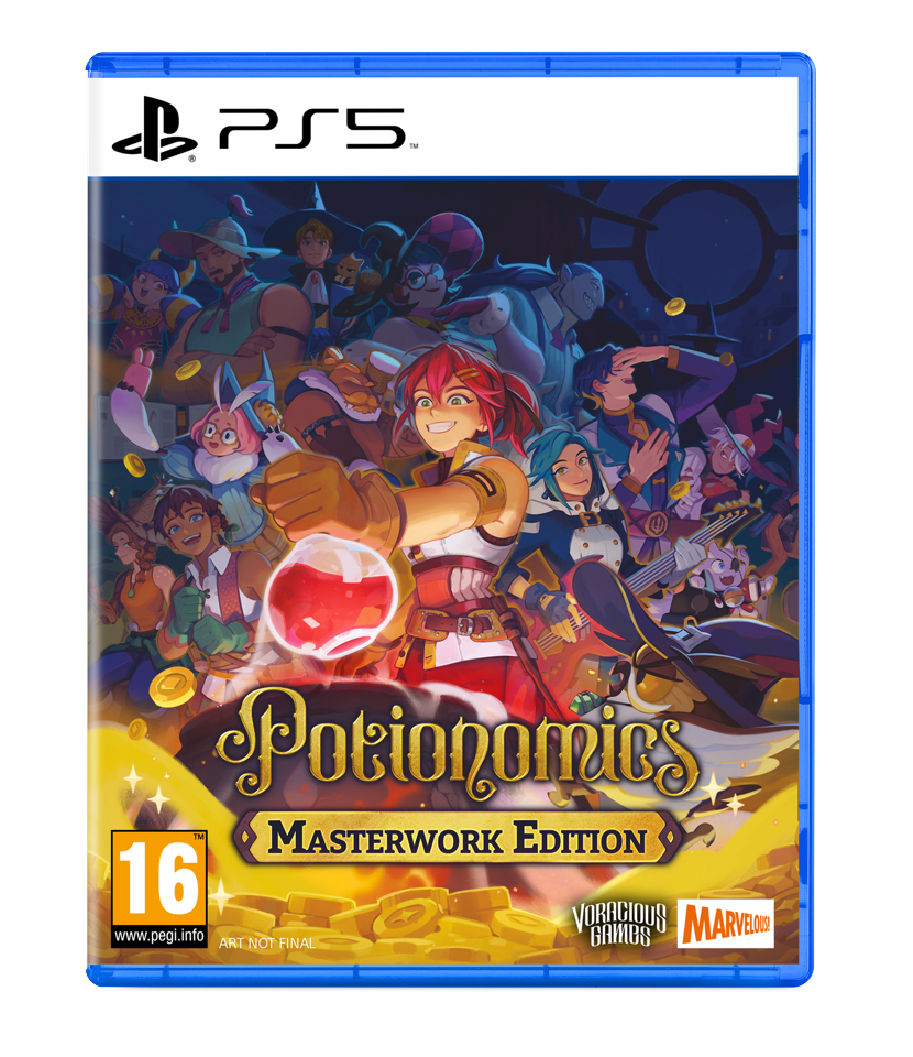 Potionomics: Masterwork Edition PS5-spel