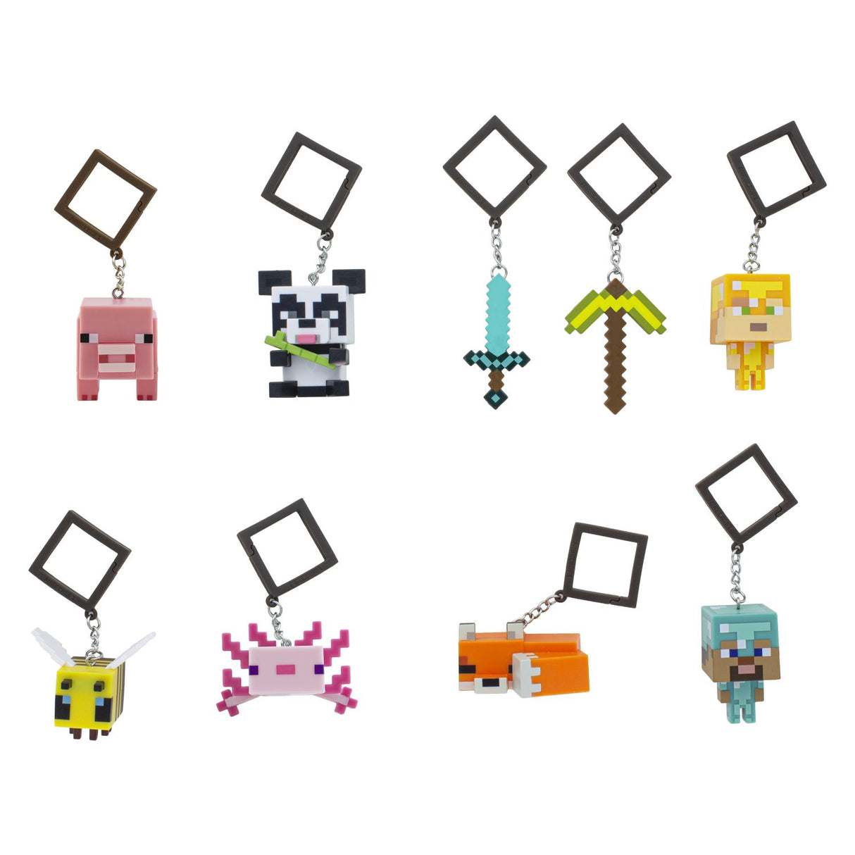 MINECRAFT-RYGGSÄCK BUDDIES SERIE 2 24 DELAR