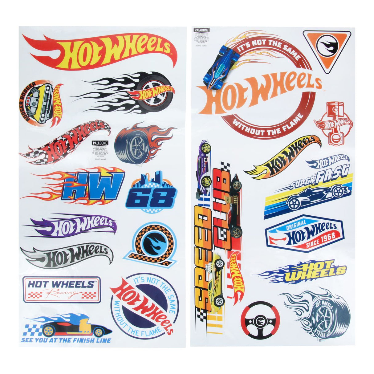 HOT WHEELS VÄGGDEKALATER
