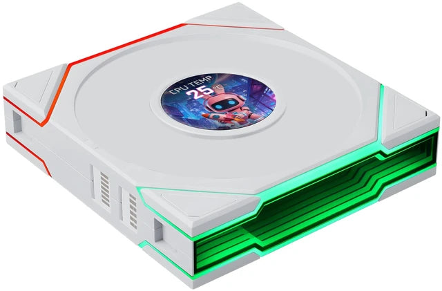 Lian Li UNI FAN TL LCD FLEX Reverse 120 mm - hvid - 1 stk.