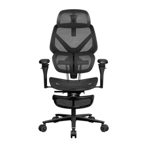 ThunderX3 FLEX Pro Footrest kontorstol - sort mesh