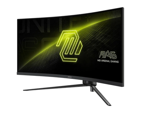 MSI MAG 345CQRDE – 34″ ultrawide-gamingskærm, 180 Hz – forside
