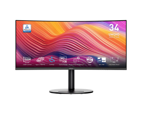 MSI Modern MD342CQPDE – buet skærm