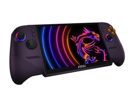 MSI Claw 8 EX AI+ CG3EM002 8" FHD+ 120Hz 32GB 1TB SSD Lila W11H – producentfoto
