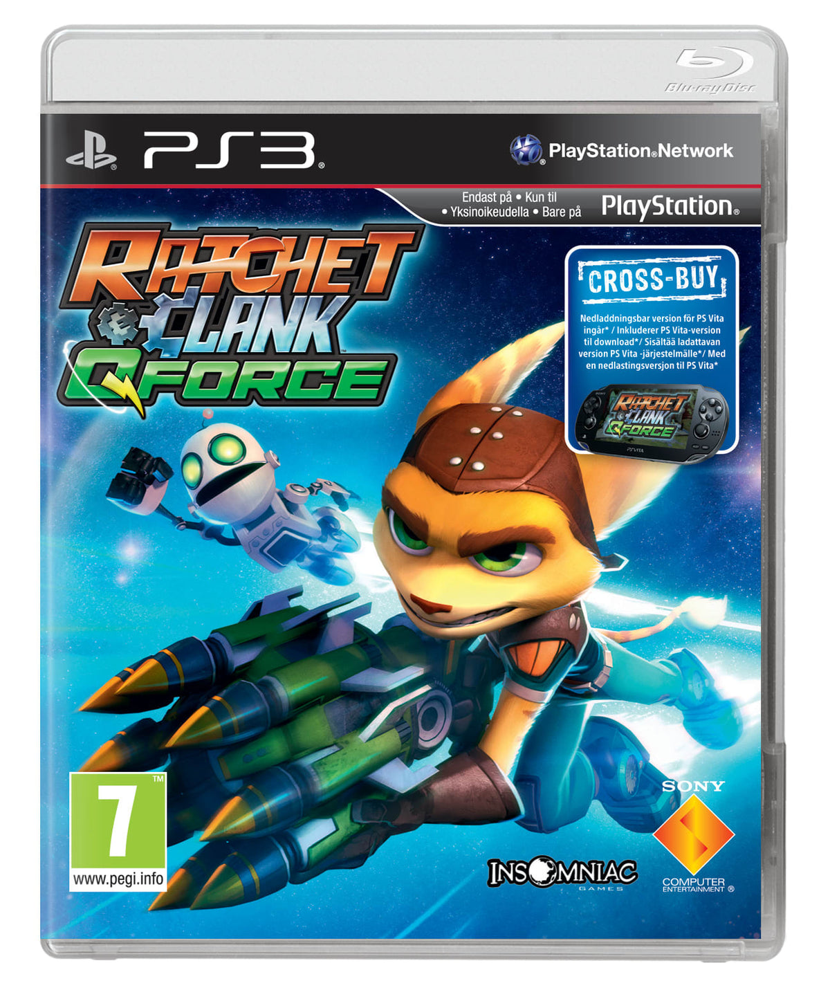 Ratchet & Clank: QForce – PS3 – produktbillede