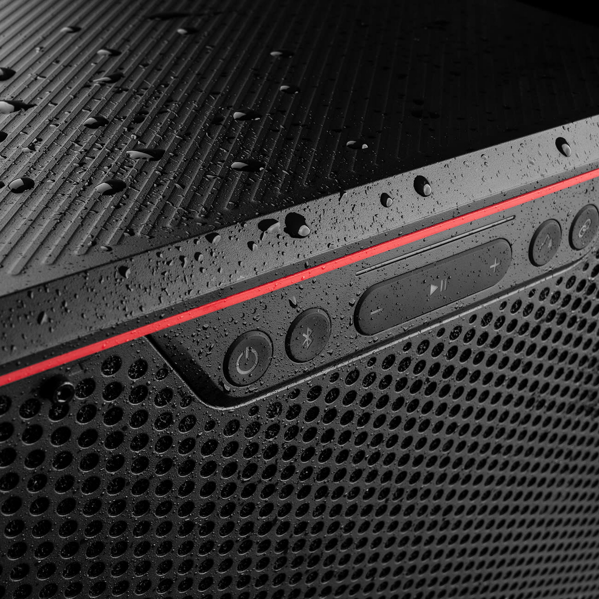 Teufel ROCKSTER NEO trådlös Bluetooth-högtalare svart röd