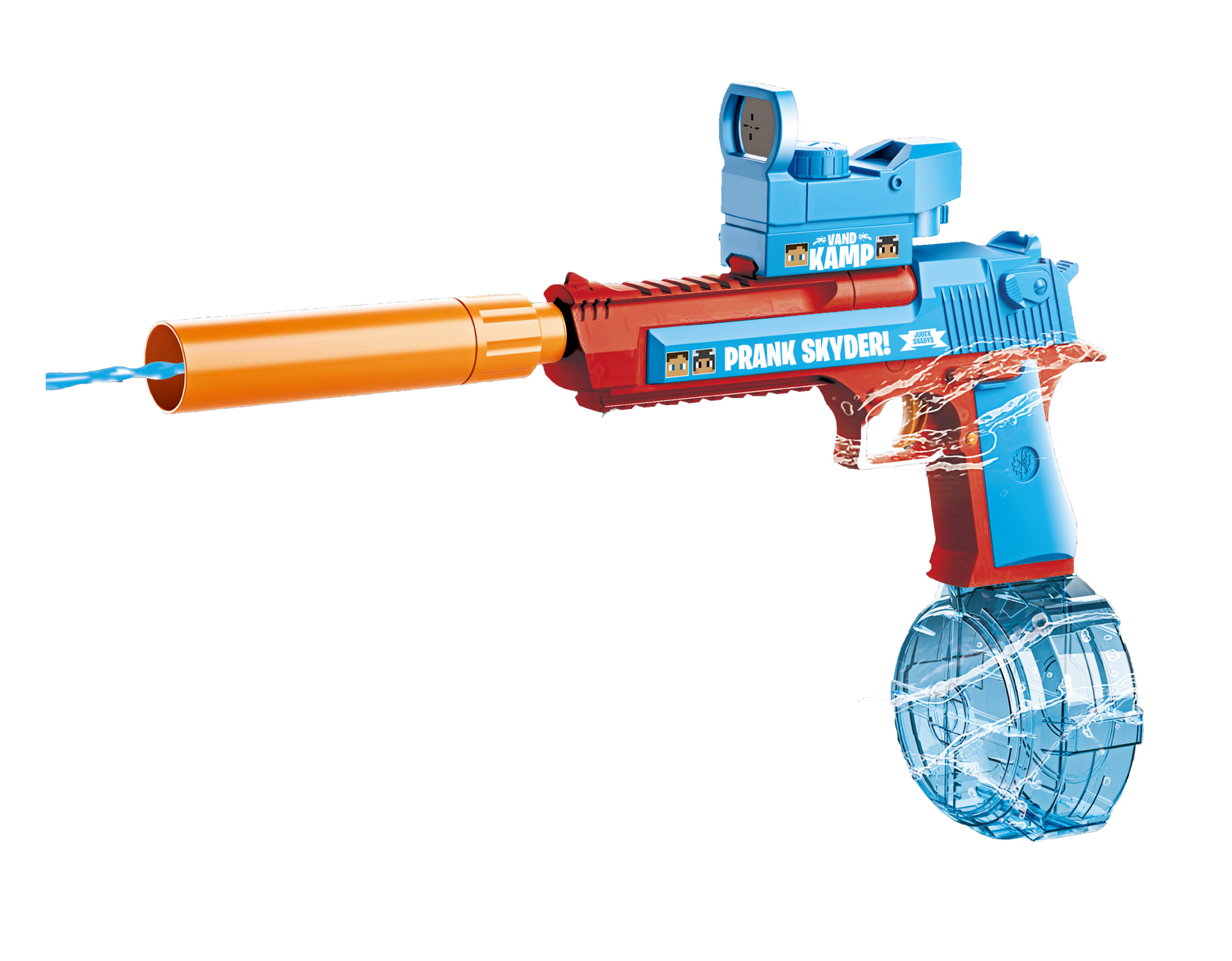 Judex x Shadys - Deagle Vandpistol - Elektrisk