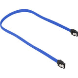 Sharkoon blåt SATA III datakabel, 30 cm, med to lige stik