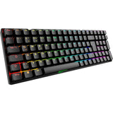 Sharkoon SKILLER SGK50 S2 sort ABS med tysk DE-layout og Gateron Yellow