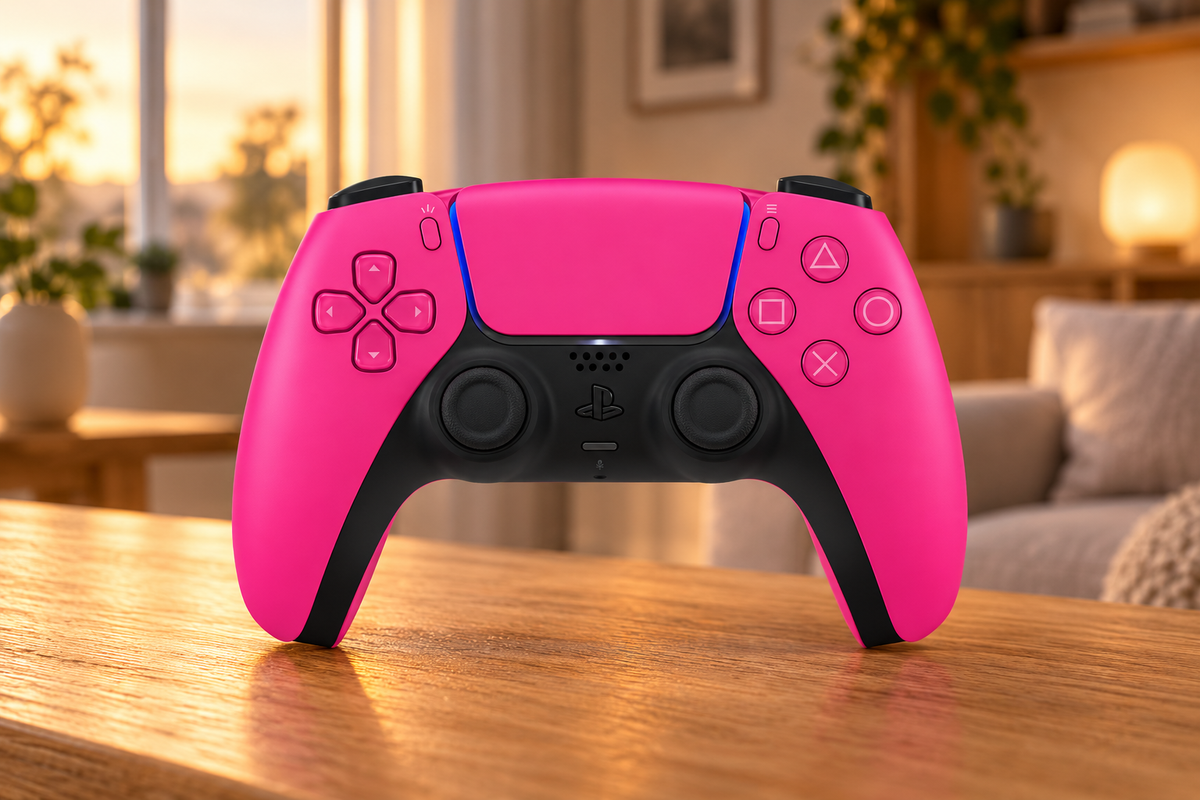 Sony DualSense-controller til PS5 – Nova Pink – stemningsbillede