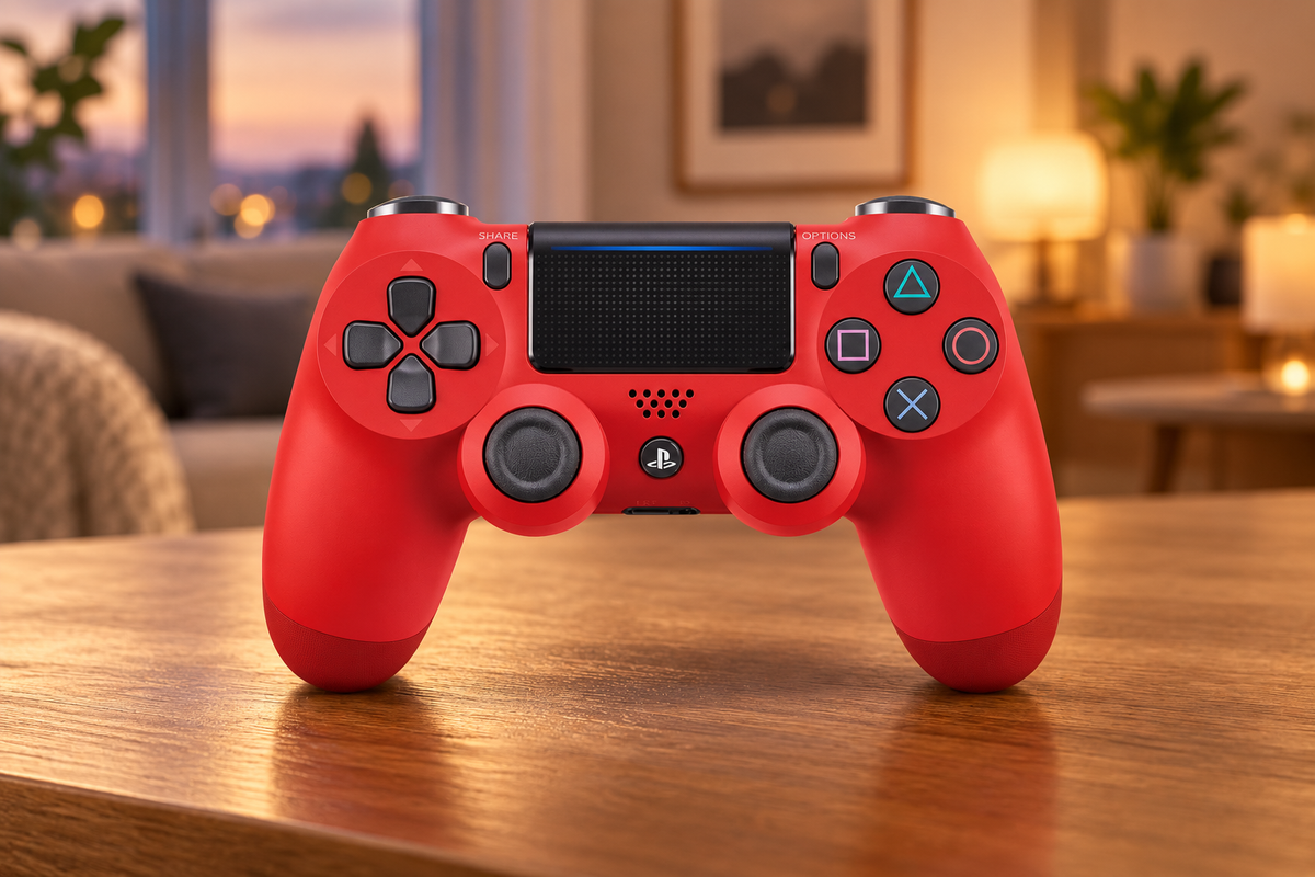 Sony - DualShock 4 Controller - Red – stemningsbillede