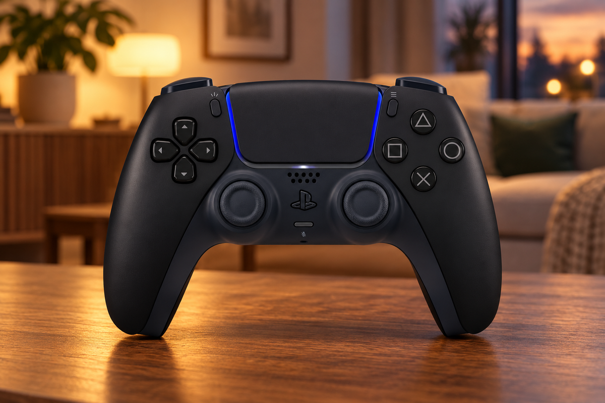 Sony DualSense-controller til PS5 – Midnight Black – stemningsbillede