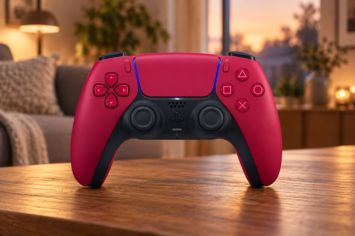 Sony DualSense-controller til PS5 – Cosmic Red – stemningsbillede