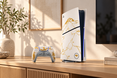 Sony PlayStation 5 Console – Ghost of Yōtei - Gold Limited Edition – stemningsbillede