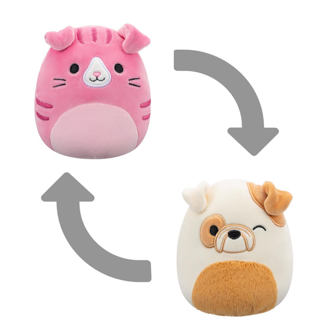 Squishmallows - 13 cm P19 Flip A Mallows - Geraldine/Brock Squishmallows