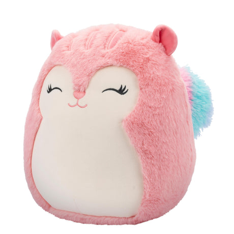 Squishmallows - 30 cm P19 Fuzz A Mallows Amina Squirrel (1995506) Squishmallows
