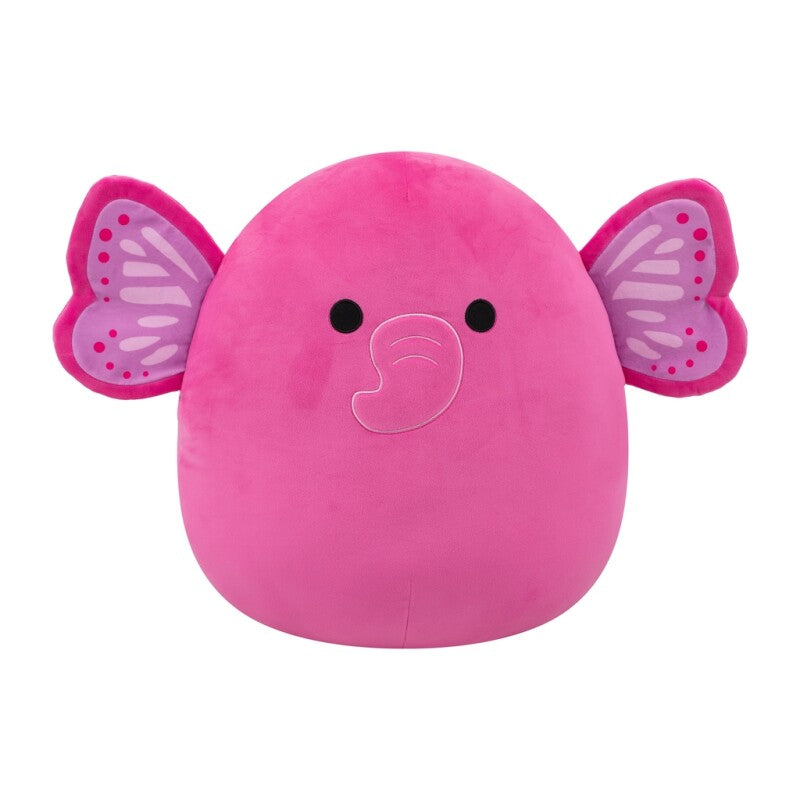 Squishmallows - 40 cm P25 Bertha Elephant with Butterfly Ears Squishmallows