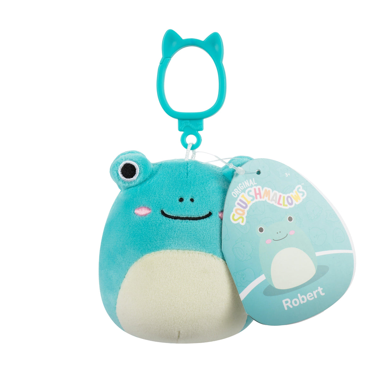 Squishmallows - 9 cm - Clip On - Robert Frog Squishmallows