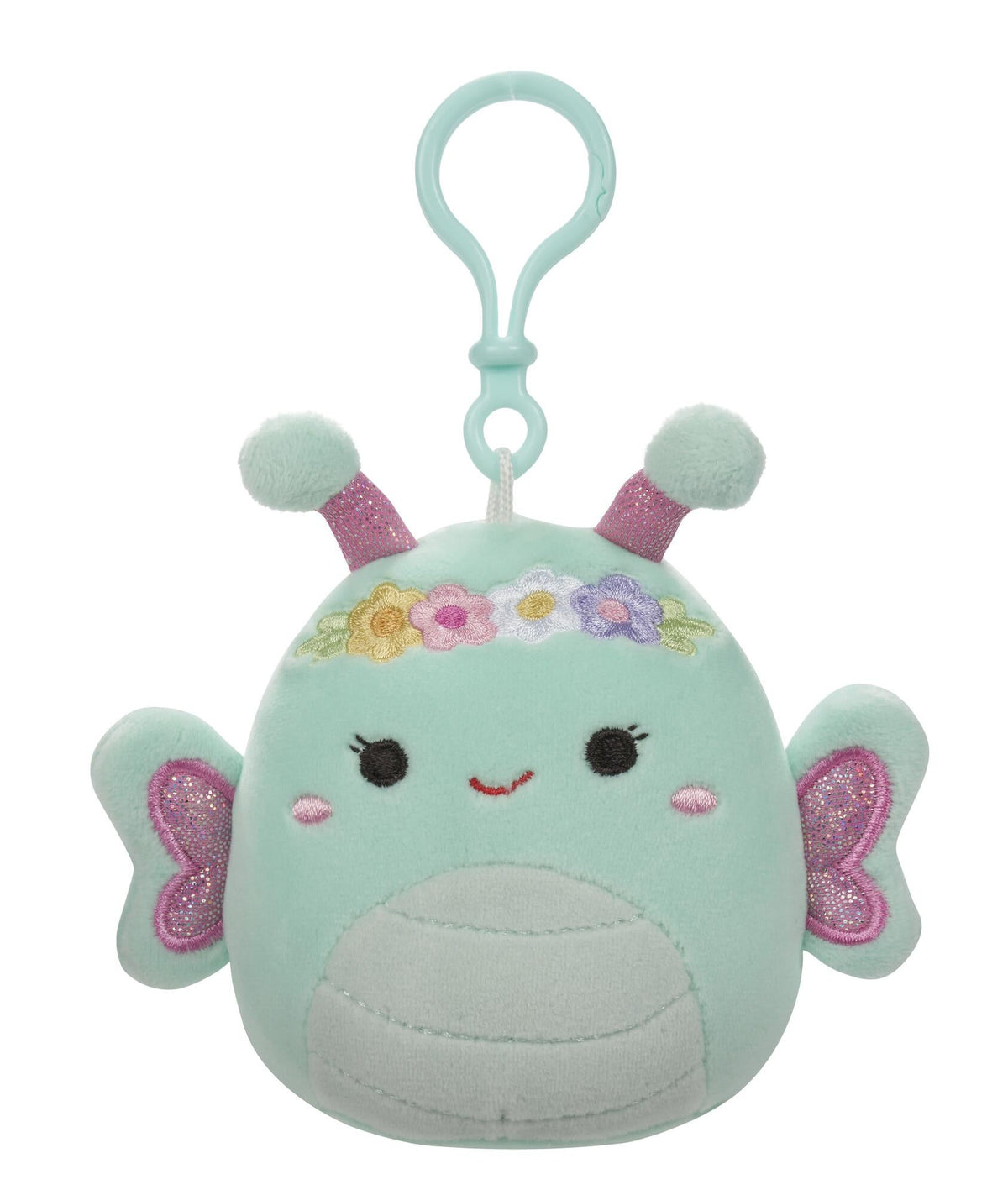 Squishmallows - 9 cm Spring Squad Clip On - Reina Squishmallows