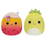 Squishmallows - Flip A Mallow 13 cm P15 - Bergit the Bubble Tea/Maui the Pineapple Squishmallows