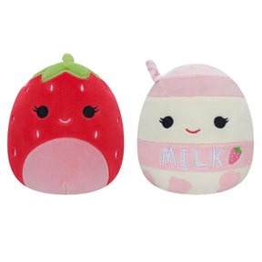 Squishmallows - Flip A Mallow 13 cm P15 - Scarlet the Strawberry/Amelie the Milkshake Squishmallows