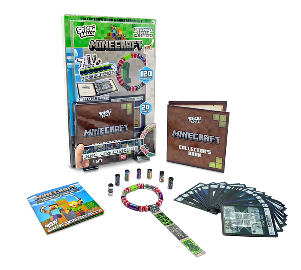 Sticki Rolls Minecraft Sticki Book