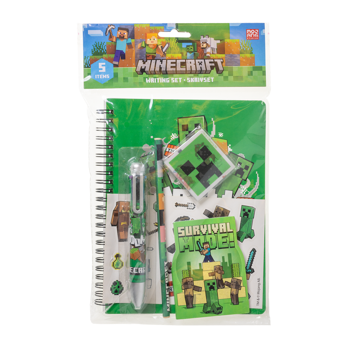 Stor - Minecraft  Writing Set w/ multi-col. pen (166506128) Stor