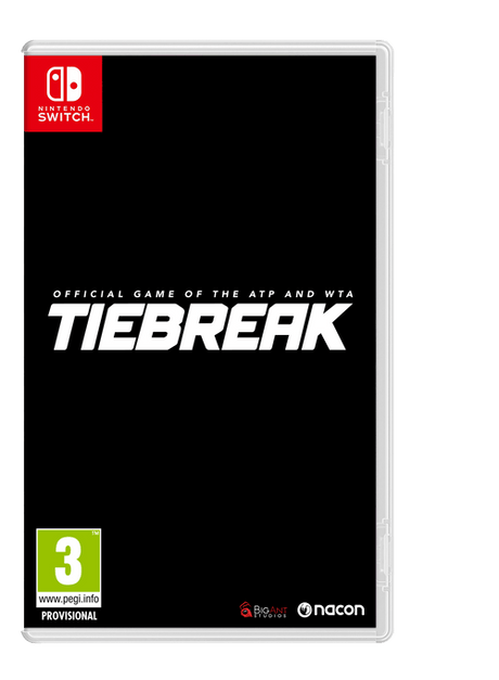 Tiebreak til Nintendo Switch – spillets sorte forside