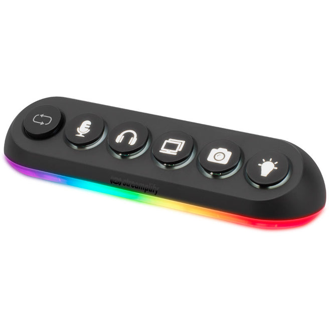 Streamplify HUB DECK 5-kortplats, RGB, 12V - svart