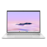 ASUS CX5403CMA-QM1159 i Fog Silver, åben computer set forfra