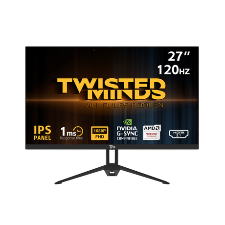 TWISTED MINDS ECO SERIES FLAT 27'' FHD, 120 HZ