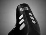 Next Level Racing ES3 Elite racersæde – Fibreglass Edition, sort – detalje af ryggen