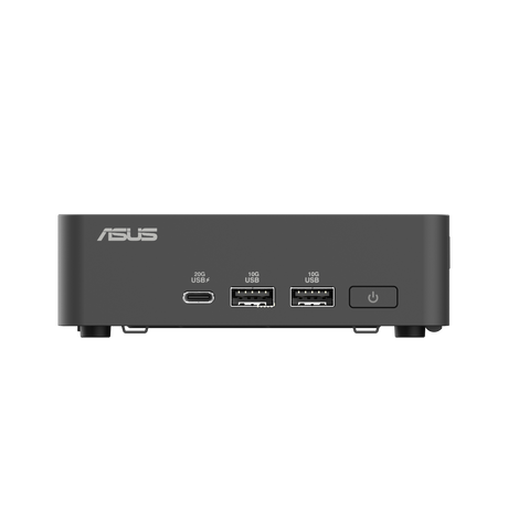 ASUS NUC 15 Pro Slim sort mini-PC, vinklet set forfra